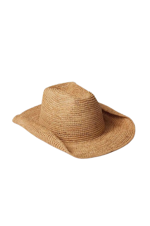 Tall Crown Raffia Cowboy Hat | Urban Outfitters
