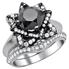 mavis black engagement ring - Google Search