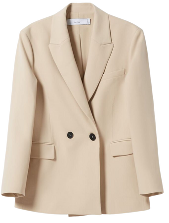 Tailored blazer with buttons - Blazers - Woman | Bershka