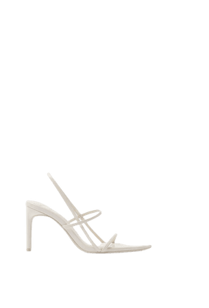 Pointed sandals with heels - Shoes - Woman | Bershka
