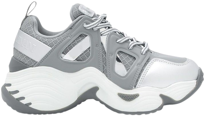 Chunky-Sole Low-Top Sneakers