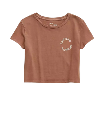Aerie Cropped Baby T-Shirt