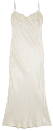 Satin Lace Woven Midi Dress | Karen Millen