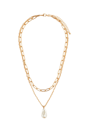 Double-strand Pendant Necklace - Gold-colored - Ladies | H&M US