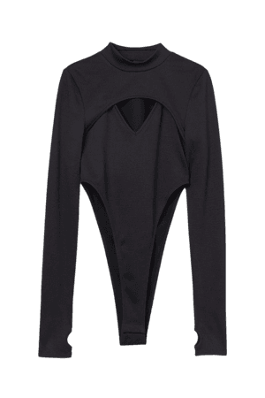 Two-piece Bodysuit - Black - Ladies | H&M US