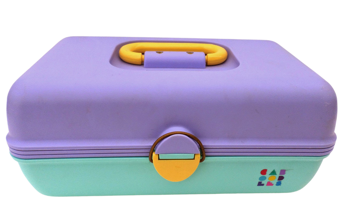 Caboodles | Teal and Lavender Makeup Box