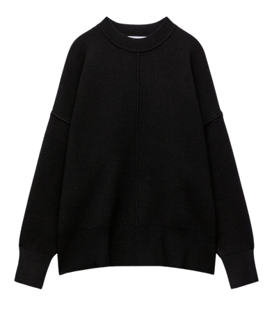 Zara black knit