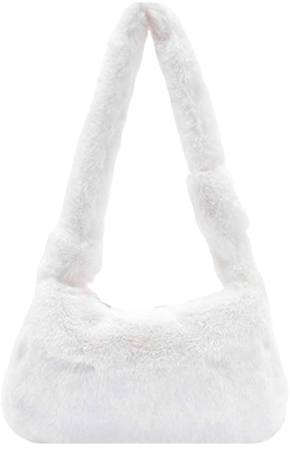 fluffy shoulder bag
