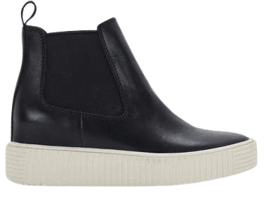 COLA SNEAKERS IN BLACK LEATHER H20 – Dolce Vita