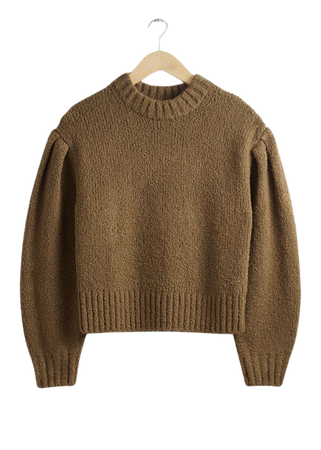 Oversized Knit Sweater - Beige - Sweaters - & Other Stories US