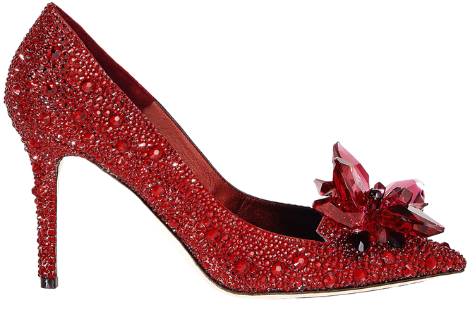 Ruby pointed toe pumps