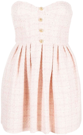 Elisabetta Franchi sequin-embellished Tweed Mini Dress - Farfetch