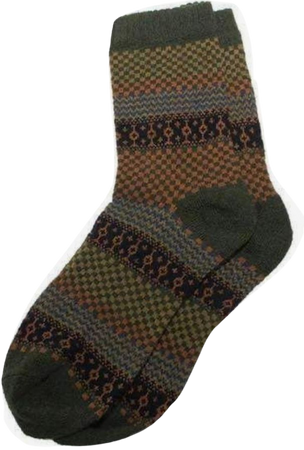 vintage green socks