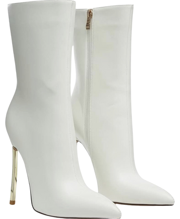 White booties