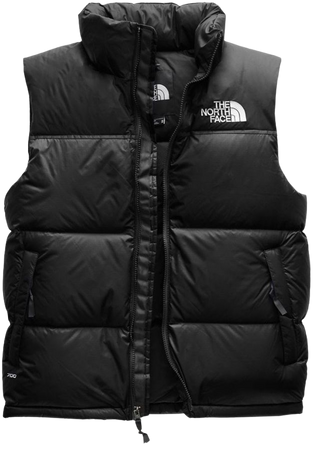 the north face puffer vest (black)