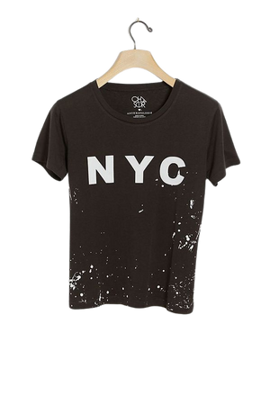 NYC Paint Splattered Graphic Tee | Anthropologie