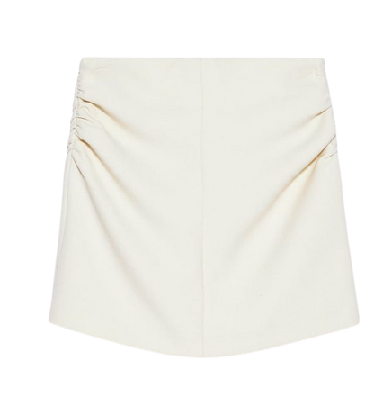 Cream skirt