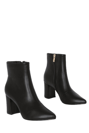 Chic Black Boots - Pointed-Toe Boots - Vegan Leather Ankle Boots - Lulus
