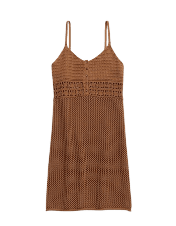 Aerie Crochet Cover Up Dress