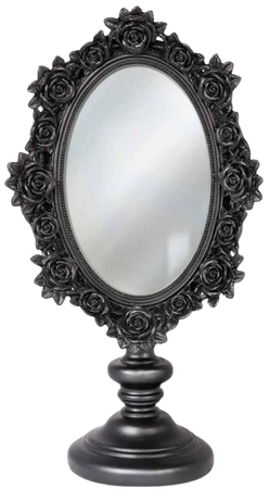 Black Rose Dressing Table Mirror by Alchemy Gothic - The Gothic Shop