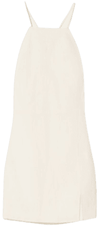 Fitted halterneck mini dress - Dresses - Woman | Bershka