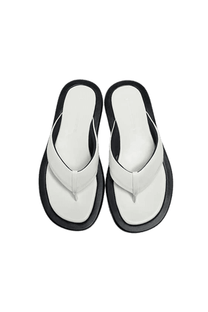 Flat minimalist sandals - pull&bear