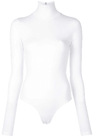 Michael Kors turtleneck bodysuit - White