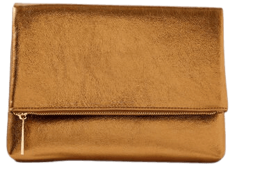 Foldover Clutch Bag Bronze | Clutch bags | Accessorize UK