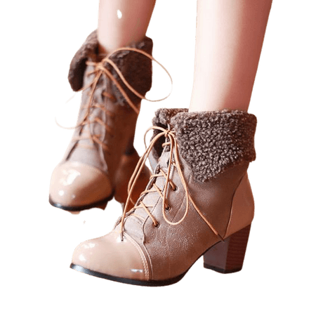 Cute brown ankle boots