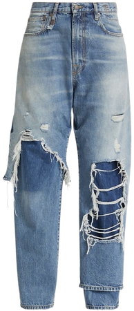 $795.00 R13 Double-Layered Jeans