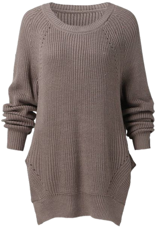 Durtebeua Long Sweaters For Women Long Sleeve Slouchy Jumper Sweater Plus Size Juniors Tops - Walmart.com