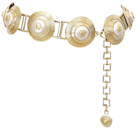 Versace chain belt