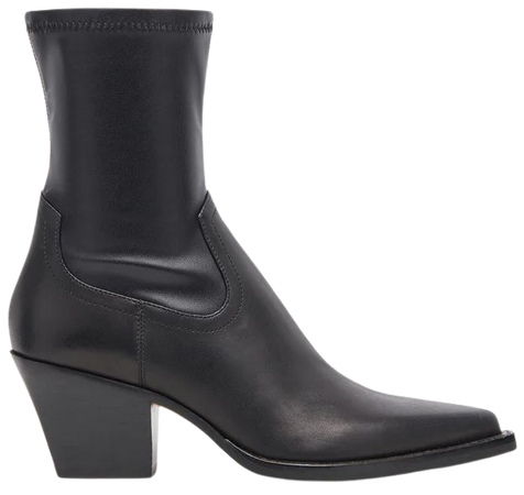Rutger Boots Black Leather | Women's Black Leather Mid-Ankle Boots – Dolce Vita