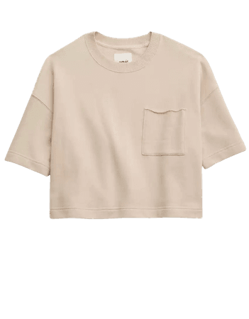 Aerie Short Sleeve Sweatshirt