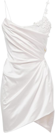 Vivienne Westwood - Bridal embellished satin minidress | Mytheresa