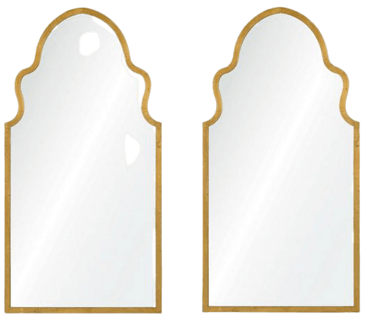 Bianca Wall Mirrors, Gold Leaf - Wall Mirrors - Mirrors - Art & Mirrors | One Kings Lane