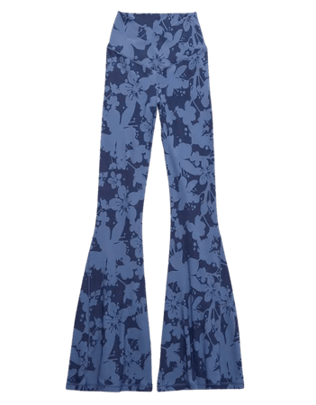OFFLINE By Aerie Real Me Floral High Waisted Crossover Super Flare Legging