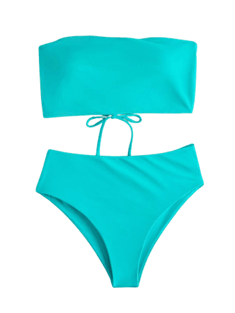 teal bikini turquoise bikini