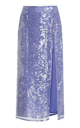High-Waisted Sequin Midi Skirt By Lapointe | Moda Operandi