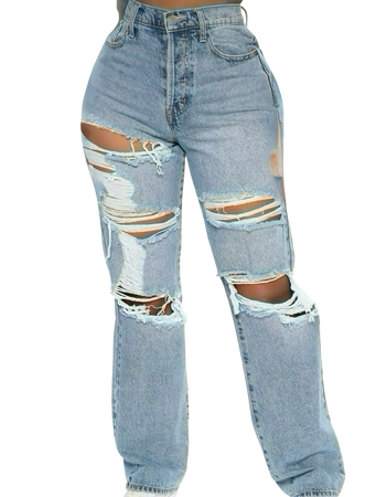 ripped baggy jeans