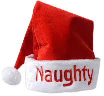 naughty santa hat - Google Search