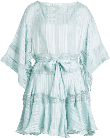 Veil Mini Dress in Silk Gr. 2