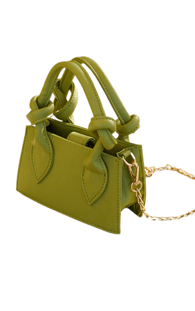 Olive Pu Mini Grab Bag | Accessories | PrettyLittleThing USA