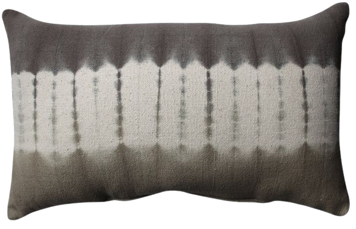 Pillow Perfect Shibori Bands Cotton Lumbar Pillow & Reviews | Wayfair