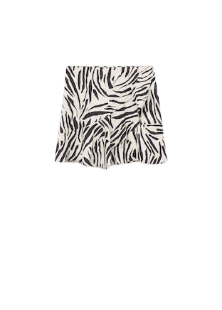 Ruffled printed miniskirt - Women | Mango USA