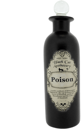 Nemesis Now Poison potion bottle black – Fantasy – Nemesis Now | Attitu
