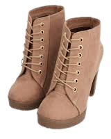 Light Brown ankle lace boots