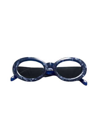 Oval Frame Sunglasses - Blue - Sunglasses - & Other Stories US