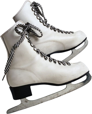 white ice skates
