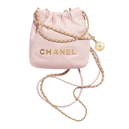Chanel light pink 22 mini bag